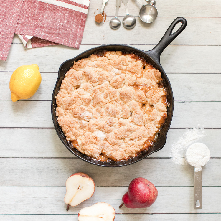 Drop Biscuit Pear Cobbler